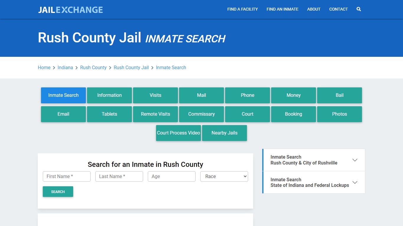 Rush County Jail, IN Inmate Search: Roster & Mugshots - Jail Exchange